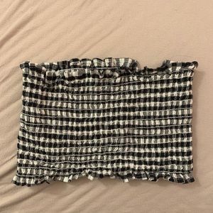 LF Gingham Tube Top